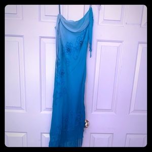 Silk Dress w/Beading Detail